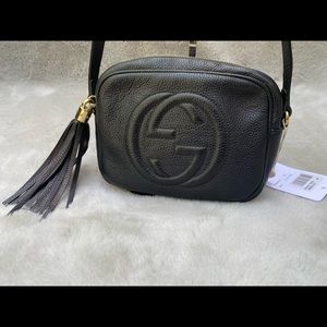 Gucci Soho Disco Black Leather Crossbody Bag